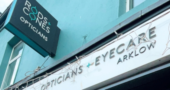 Rods & Cones Opticians store front in Arklow, Wicklow